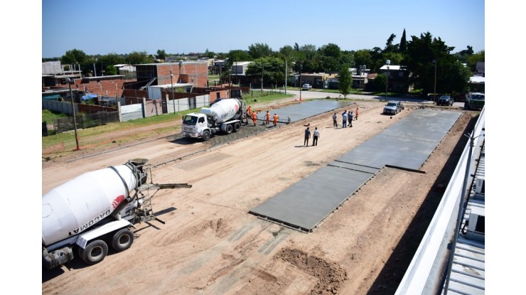 Avanza la obra del Hospital Modular de Florencio Varela